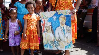 Fijian well-wishers.