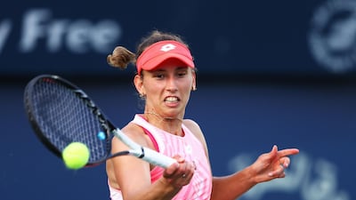 Elise Mertens faced three match points before beating Jessica Pegula in the Dubai Duty Free Tennis Championships quarter-finals. Getty Images