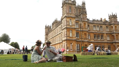 Highclere Castle is the main set location of the British television series Downton Abbey, which has been turned into a film, and will premiere on September 9 in London. AFP