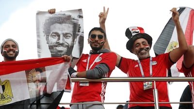 Fans before the Egypt vs Uruguay match at Ekaterinburg Arena, Yekaterinburg, Russia. Damir Sagolj / Reuters