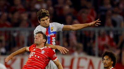 Marcos Alonso 7 – A surprise start ahead of Jordi Alba. Touched the ball more than any other player on the pitch but he didn’t track Hernandez, who put Bayern ahead from Kimmich a corner on 50 minutes. That set his team back and they never recovered. EPA