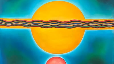 Samia Osseiran Joumblatt's Formative Radiation, 1968-1970. Photo: Barjeel Art Foundation