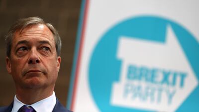 Ardent Brexiteer Nigel Farage has said that the UK should 'declare an emergency' over migrant crossings from the Channel. Getty Images