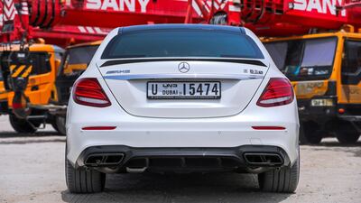 Regular number plates could soon be a thing of the past. Victor Besa / The National