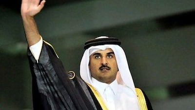 Emir Sheikh Tamim bin Hamad al-Thani has spoken publicly for the first time since the Qatar blockade (EPA)