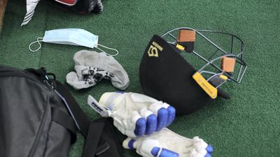 The UAE cricket team is back in training. Chris Whiteoak / The National