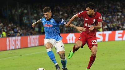 Giovanni Di Lorenzo - 7. The 29-year-old was strong in the air and efficient on the ground. Diaz gave him problems but he stuck to his task. His use of the ball was impressive, too. EPA