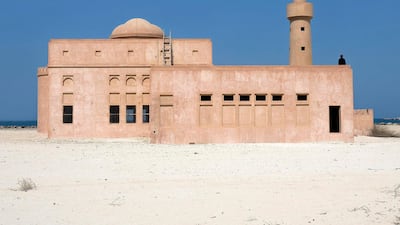Tarek Al-Ghoussein's "Abu Dhabi Archipelago (Massnoua)", part of his Odysseus project to document Abu Dhabi's 215 islands. Al Massnoua is a ghost town the artist discovered on one of the islands. Courtesy Tarek Al-Ghoussein