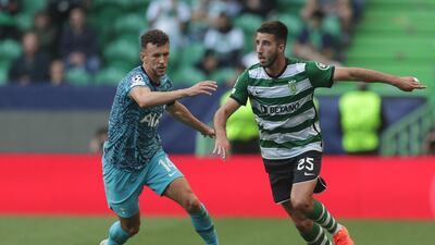 Goncalo Inacio 6 – Got stuck into his defensive duties, charging down Bentancur’s goal-bound effort in the early stages. AFP