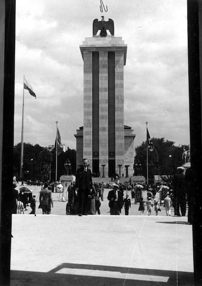 Germany's pavilion at the 1937 Paris exposition. Getty