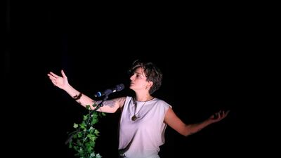 'Eating the Copper Apple'. Courtesy Lisa Luxx