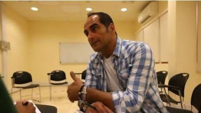 Navid Negahban, who was born in Iran, has posted support in both Farsi and English. Fatima Al Marzooqi / The National
