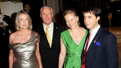 7: Guy, George, Alannah (second right) and Galen (second left, above) Weston and family - £14.5 billion. Getty Images