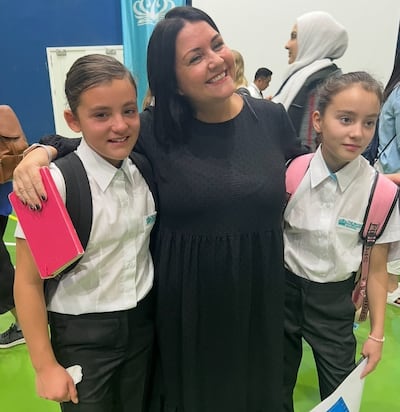 There were tears on their first day in January 2024, but plenty of support from teachers. Phil Johnson / The National