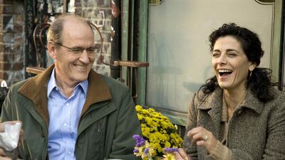 Richard Jenkins and Hiam Abbas. Courtesy Overture Films