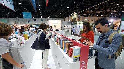 The Abu Dhabi International Book Fair continues until May 3. Satish Kumar / The National