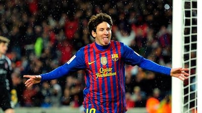 Lionel Messi's hat-trick against Granada takes him to 234 goals for Barcelona