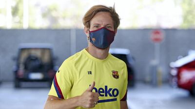 Barcelona's midfielder Ivan Rakitic. All photos courtesy of FC Barcelona