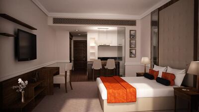 The new Dukes Dubai hotel is set to open at Palm Jumeirah. Courtesy Dukes Dubai