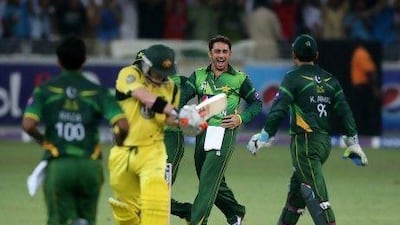 Saeed Ajmal took two wickets for Pakistan, but it took a Superover for his team to clinch victory.