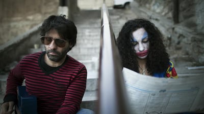 The Lebanese producer Zeid Hamdan and Egyptian singer Maryam Saleh, who says she was always asked to play the clown in her early acting days. Courtesy Ali Saadi