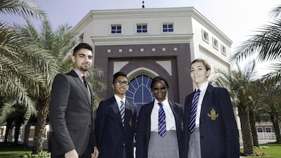 Repton School in Dubai costs roughly the same for boarding (Dh136,221 for year six to Dh169,325 for year 13) as the UK school does. Jaime Puebla / The National