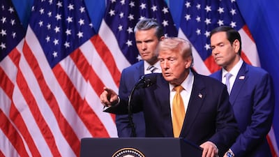 US President Donald Trump during a news conference at the Nato Summit in Ankara, Turkey. Bloomberg