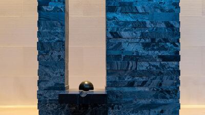 The property's indoor swimming pool. Courtesy Vyomm