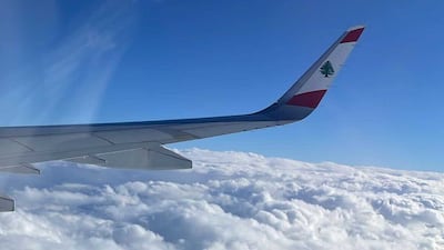 A picture taken by Fatima on one of her flights back home to Lebanon. Photo: Fatima Al Mahmoud