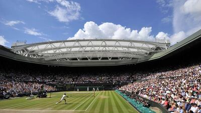 Wimbledon Centre Court. Glyn Kirk / AFP