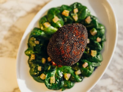 Jean’s avocado is a signature starter. Photo: Riviera by Jean Imbert