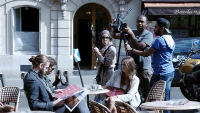 Filmmakers in action at the 2014 Femis Gulf Summer School in Paris. Courtesy PhotoHouse Digital Studio