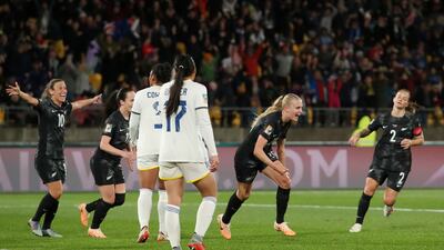 New Zealand's equaliser was later disallowed. Reuters