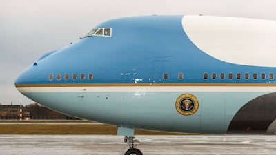 A red carpet for Barack Obama as he departs after talks with European leaders on November 18, 2016 in Berlin, Germany.