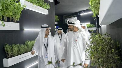 Sheikh Mohamed bin Zayed attends the Majlis 2018 at Adnec. Hamad Al Kaabi / Crown Prince Court - Abu Dhabi