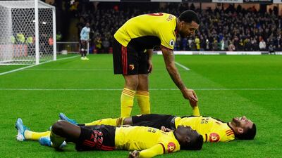 Bournemouth v Watford, Sunday, 6pm: Watford fans are signing the tune to the Great Escape already after a surge in form under Nigel Pearson. However, they are still in deep relegation trouble, though if Ismaila Sarr continues to torment defences, they have hope. Reuters PREDICTION: Bournemouth 2 Watford 1