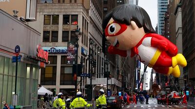 Due to the Covid-19 pandemic the Manhattan parade route will be reduced to just a few blocks of giant balloons, festive floats and performers. EPA