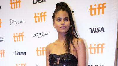 Zazie Beetz arrives for the premiere of 'Lucy In The Sky' during the Toronto International Film Festival on September 11, 2019. AP