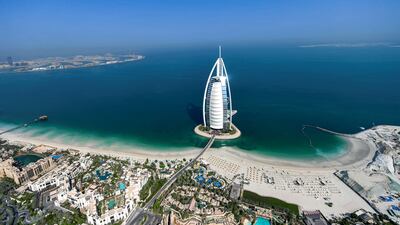 Burj Al Arab had 2,428,501 Instagram tags as of December 2021. AFP