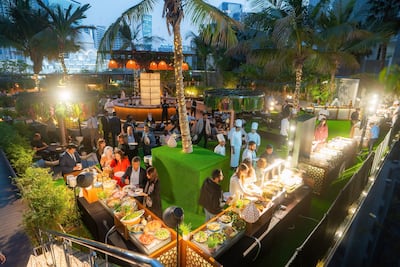 Tree House at Taj Dubai offers an open-air majlis, providing a relaxed and stylish setting for suhoor. Photo: Taj Dubai