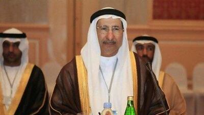 Sultan Nasser Al Suweidi, the Central Bank Governor, attended the meeting of Arab central bank governors in Doha. Mohammed Dabbous / Reuters