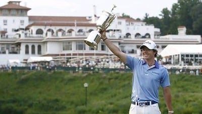 Jumeirah Group gained exposure through Rory McIlroy's US OPen victory. AP Photo/Evan Vucci