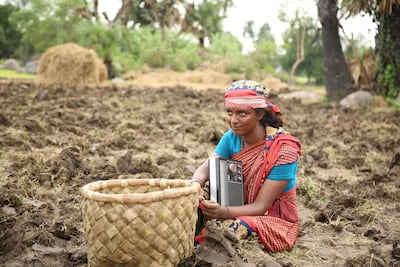 Lijomol Jose as a tribal woman seeking justice for her husband in the Tamil-language legal drama 'Jai Bhim'. Photo: AFP