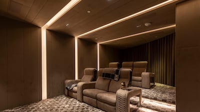 The cinema room