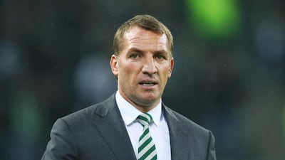 Brendan Rodgers has backed his Celtic players to give Barcelona a tough game. Alex Grimm / Getty Images