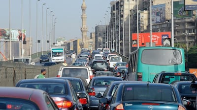 Automating government services in Cairo could cut down on the city’s severe traffic congestion. Dana Smillie for The National
