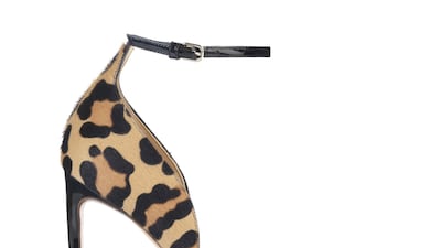 Francesco Russo leopard black shoe. Courtesy Net-a-Porter