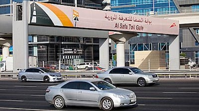 Dubai's RTA will be removing the Dh24 toll limit in their Salik system. Sarah Dea / The National