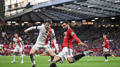 Bruno Fernandes - 6. Hooked a shot well over on 23, crossed well to McTominay on 81. A 93rd minute free-kick flew over. A creative force, he needs to form a partnership with Hojlund. AFP
