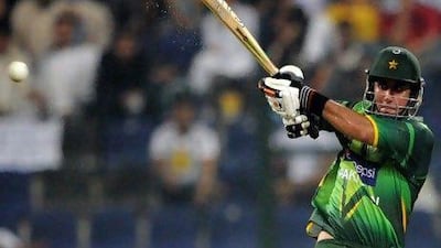 Nasir Jamshed was the hero of Pakistan's win in Abu Dhabi.